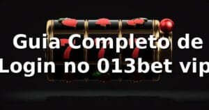 ⭐ Guia Completo de Login no 013bet vip